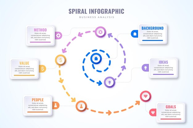 Spiraal infographic concept