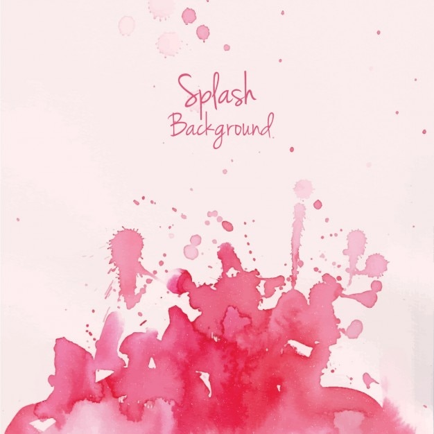 Gratis vector splash achtergrond in roze kleur