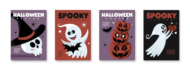 Spooky Ghosts-posterset