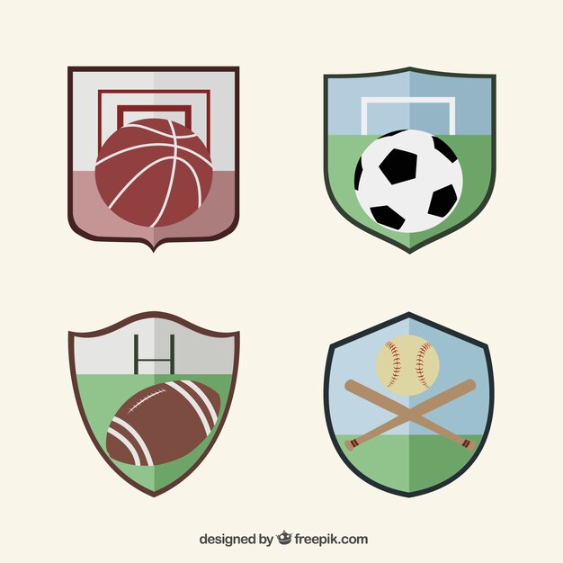 Sport badges collectie