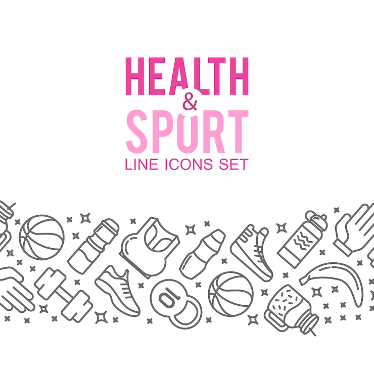 Gratis Vector sport pictogrammen. sportconcept, achtergrond. pictogrammen sportgames