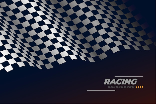 Gratis vector sport racen geruite vlag achtergrond