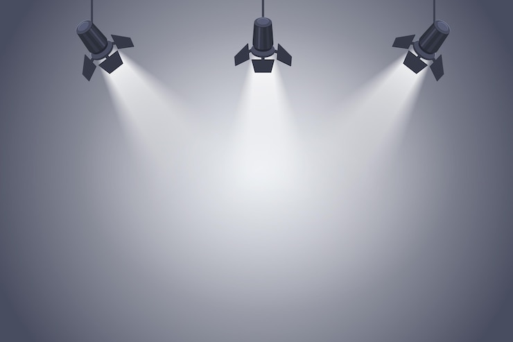 Gratis Vector spotlichten achtergrond