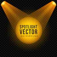 Gratis vector spotlight