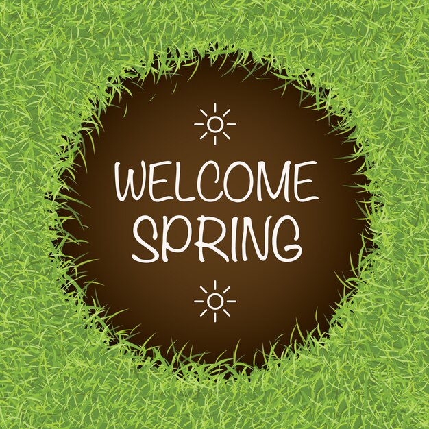 Gratis vector spring achtergrond ontwerp