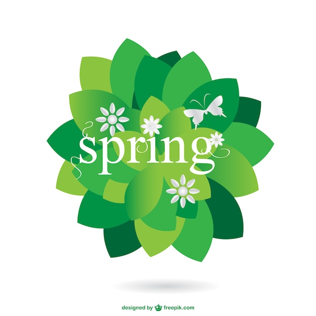 Spring achtergrond vector