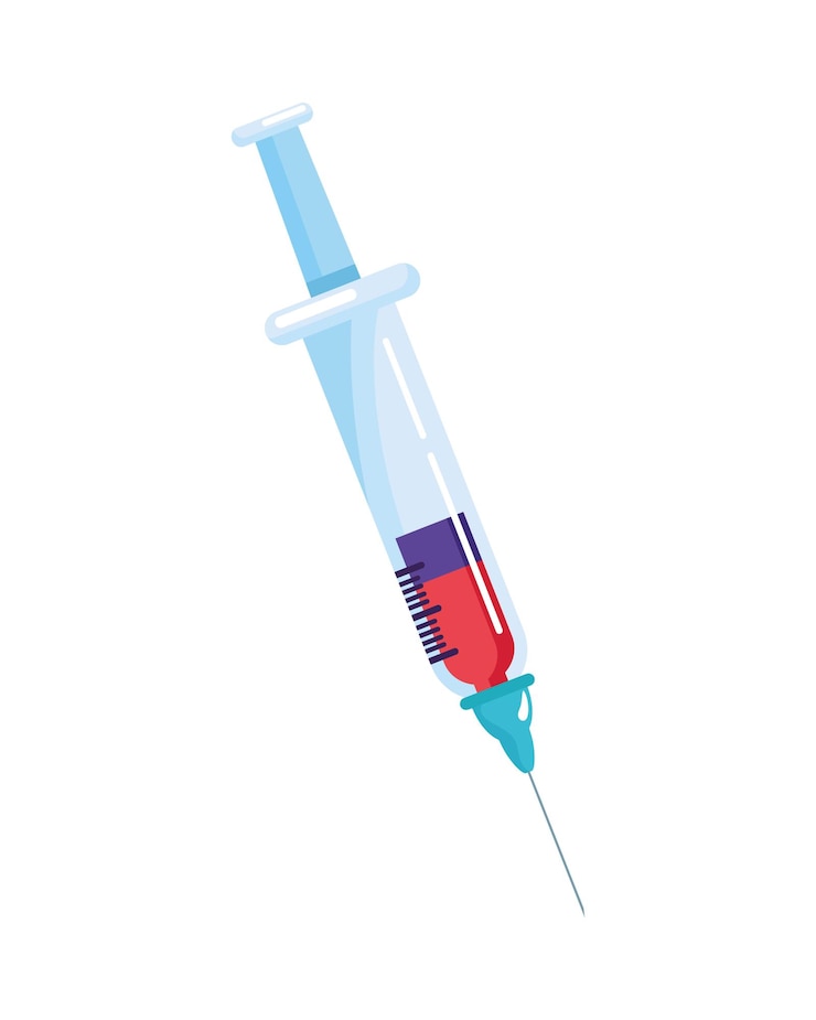Gratis Vector spuit medische drug