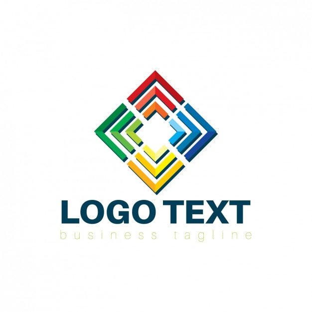 Gratis vector squared corporate logo
