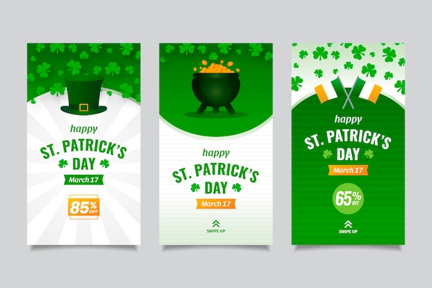 St patrick dag instagram-verhalen