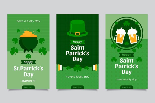 St patrick dag instagram-verhalen