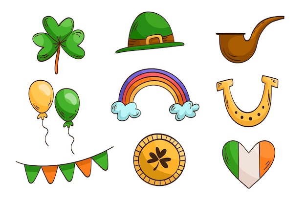 Gratis vector st. patrick dagelementen