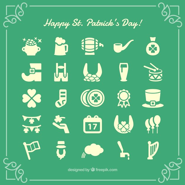 St. Patrick pictogrammen