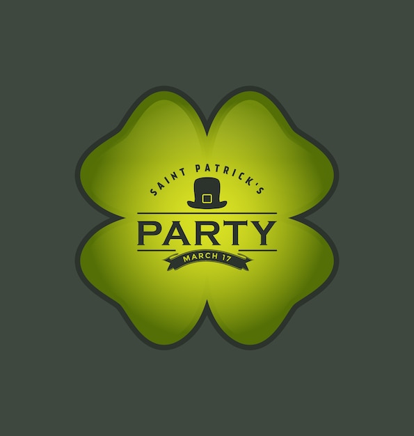 Gratis vector st. patrick's achtergrond ontwerp