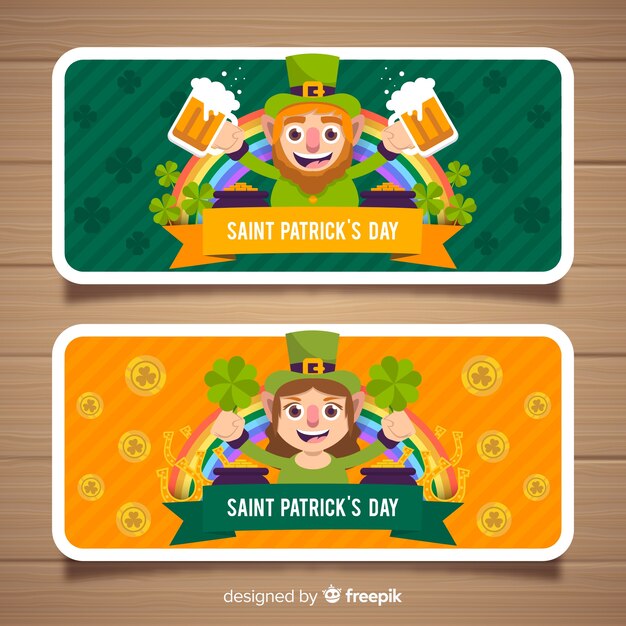 St. patrick's dag banner