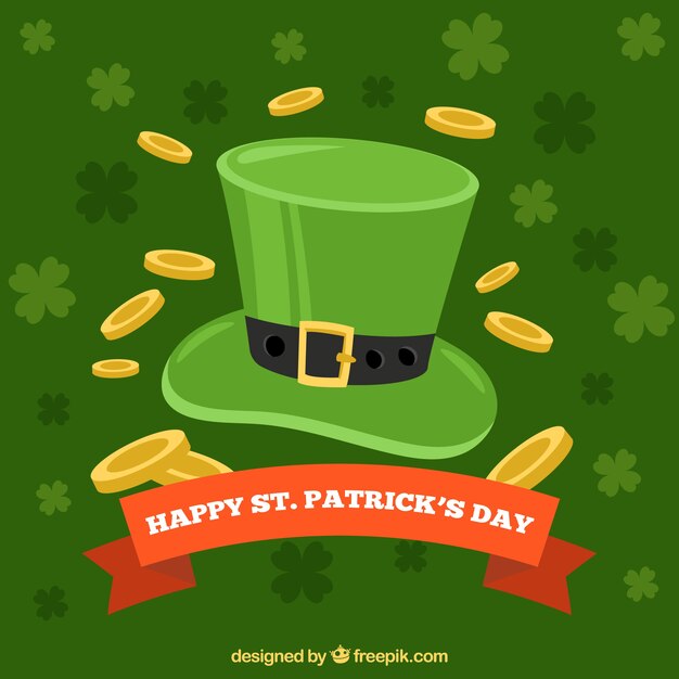 Gratis vector st. patrick's day achtergrond