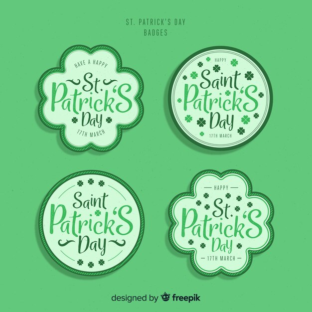 St. Patrick&#39;s day badge collectie