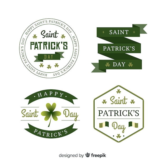 St. Patrick&#39;s day badge collectie