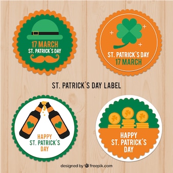 St. patrick's day badge / labelverzameling