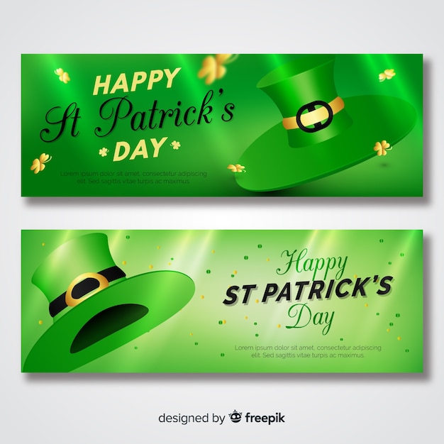 St. Patrick&#39;s day banners