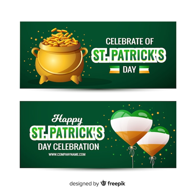 St. Patrick&#39;s day banners