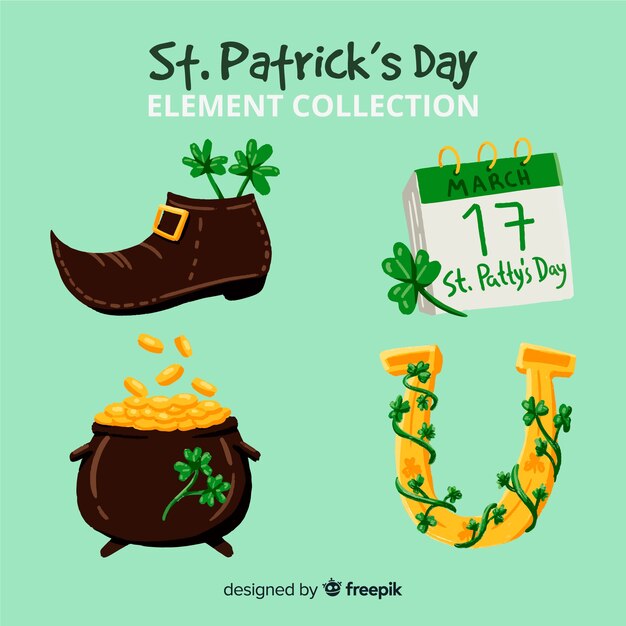 St. Patrick&#39;s day element collectie