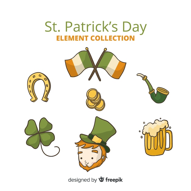 St. patrick's day element collectie