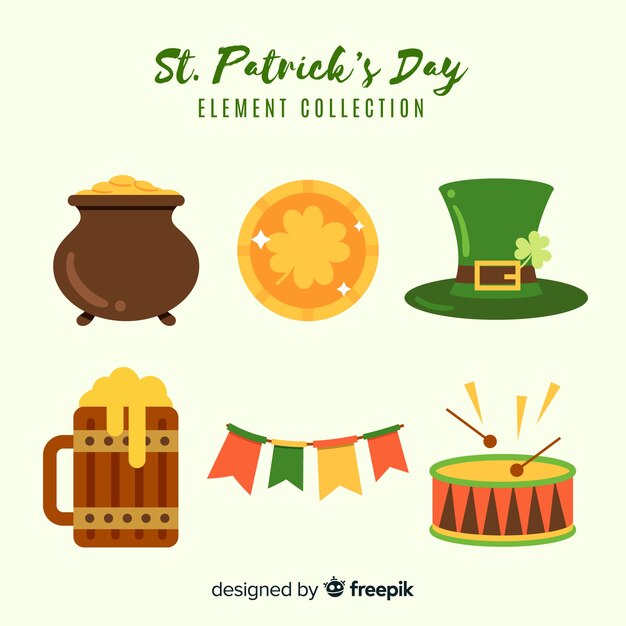 St. Patrick&#39;s day element collectie