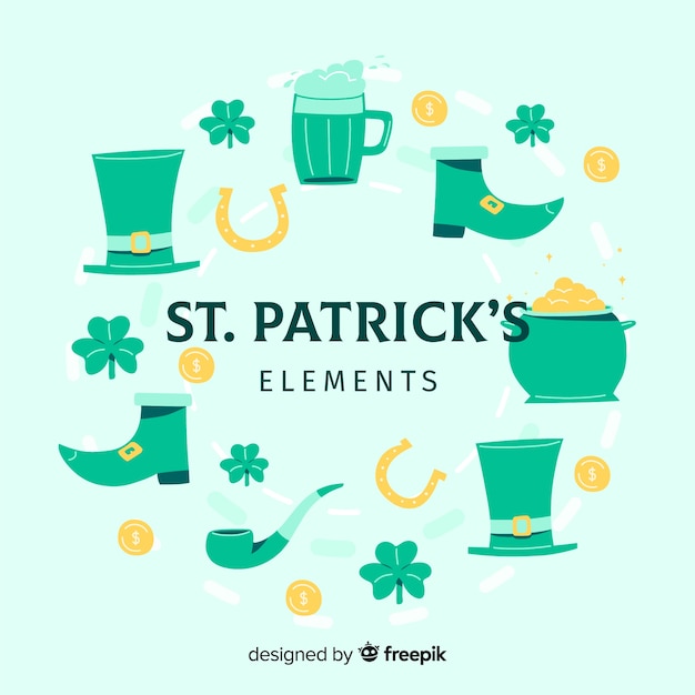 St. patrick's day element collectie