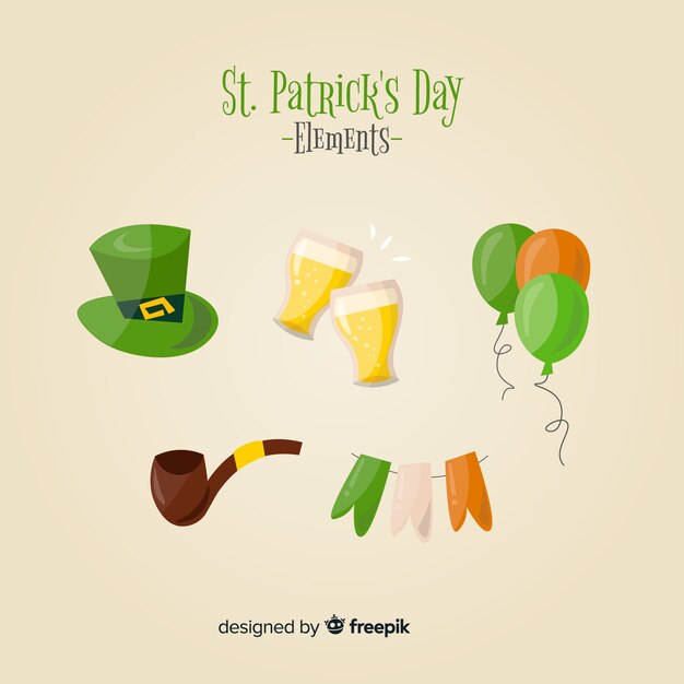 St. Patrick&#39;s day element collectie