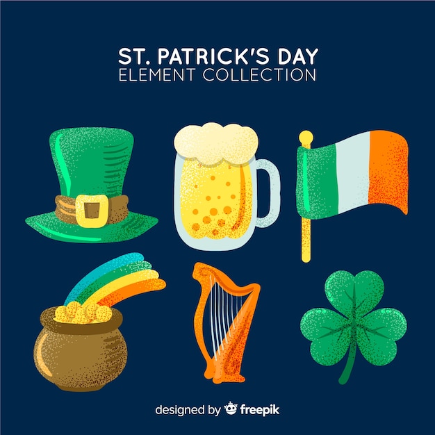 St. patrick's day element collectie