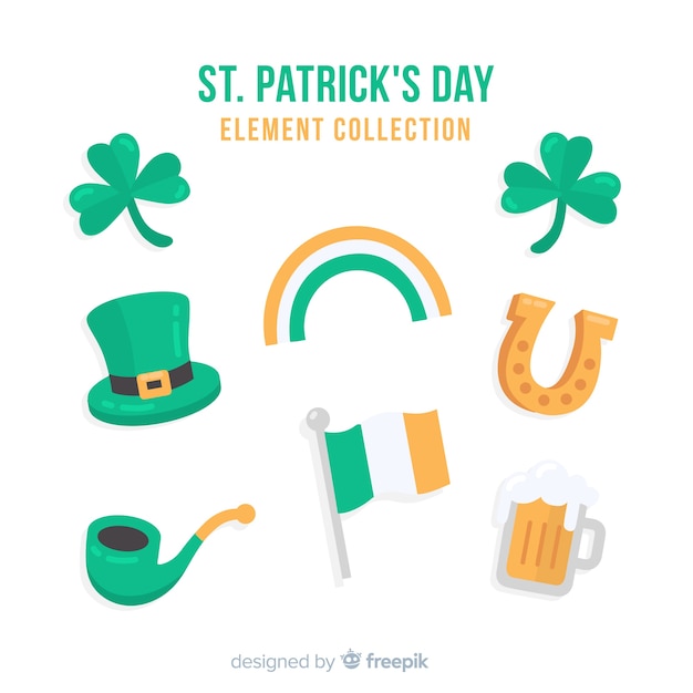 St. patrick's day element collectie