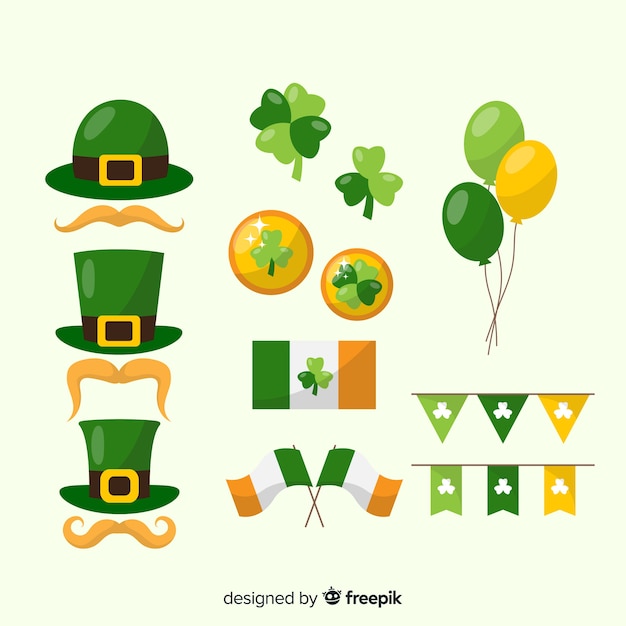 St patrick's day-elementencollectie