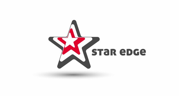 Sta Edge Branding identiteit Corporate Vector Logo ontwerp.
