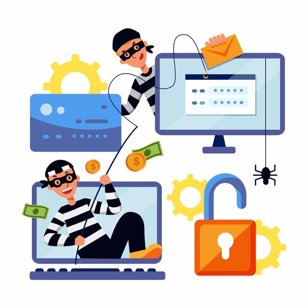 Steel data cyber attack concept