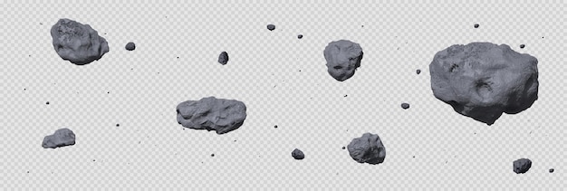 Stenen asteroïdengordel Meteor of vliegende ruimterots