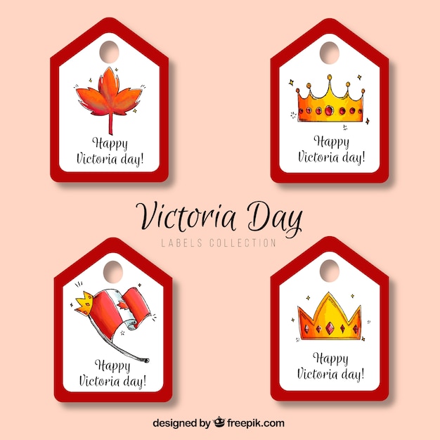 Stickers van de victoria dagpak