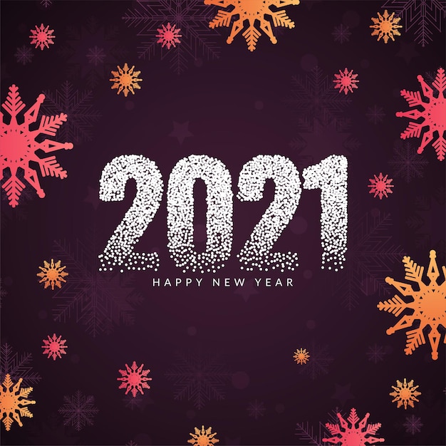 Stijlvol mooi gelukkig nieuwjaar 2021