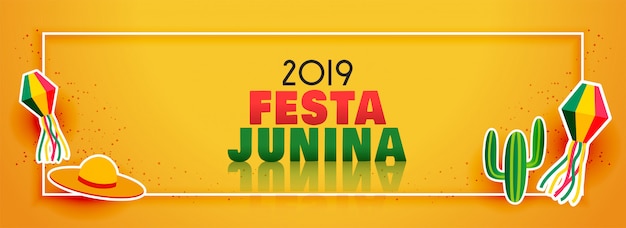 Stijlvolle festa junina festival banner