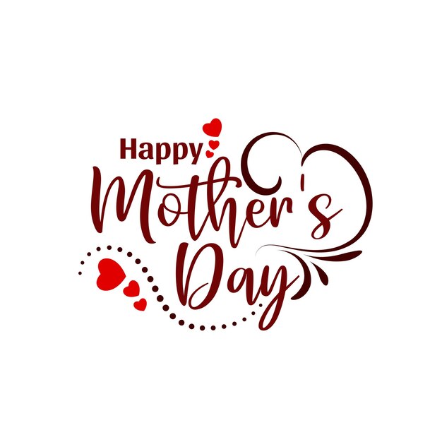 Stijlvolle Happy Mothers day decoratieve tekst ontwerp achtergrond