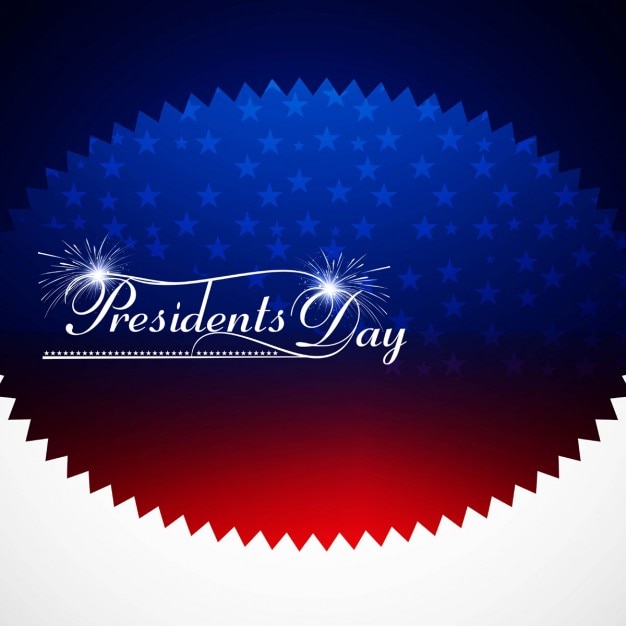 Gratis vector stijlvolle presidents dagkaart