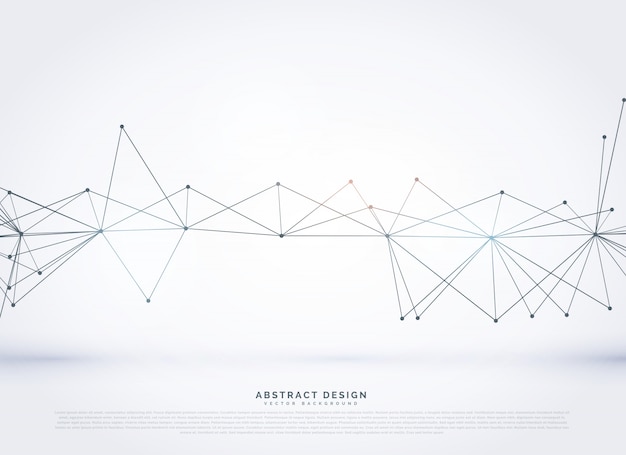 Stijlvolle vector wireframe maas achtergrond