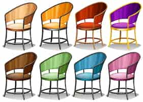 Gratis vector stoelen