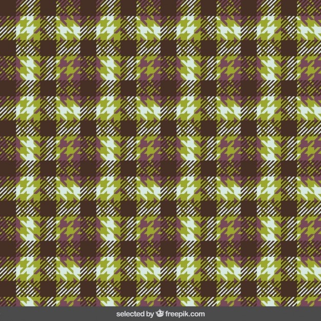 Gratis vector stof met houndstooth