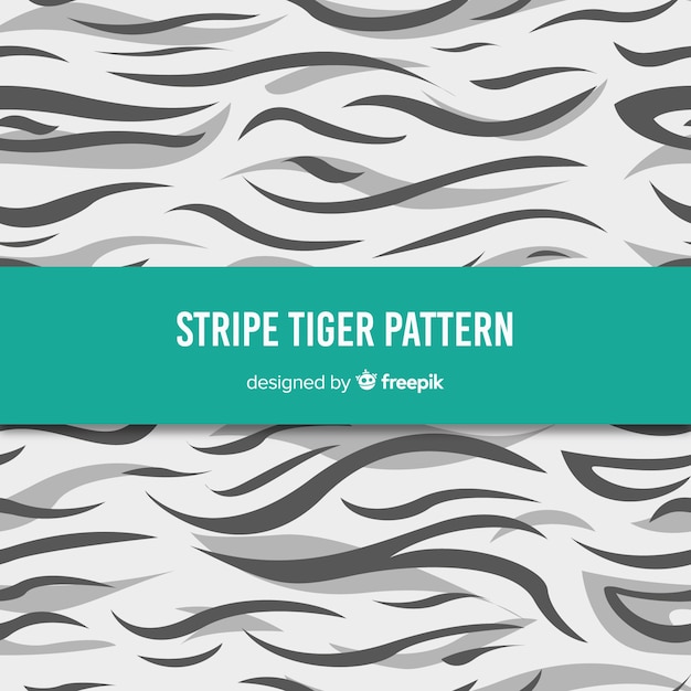 Gratis vector streep tijger patroon