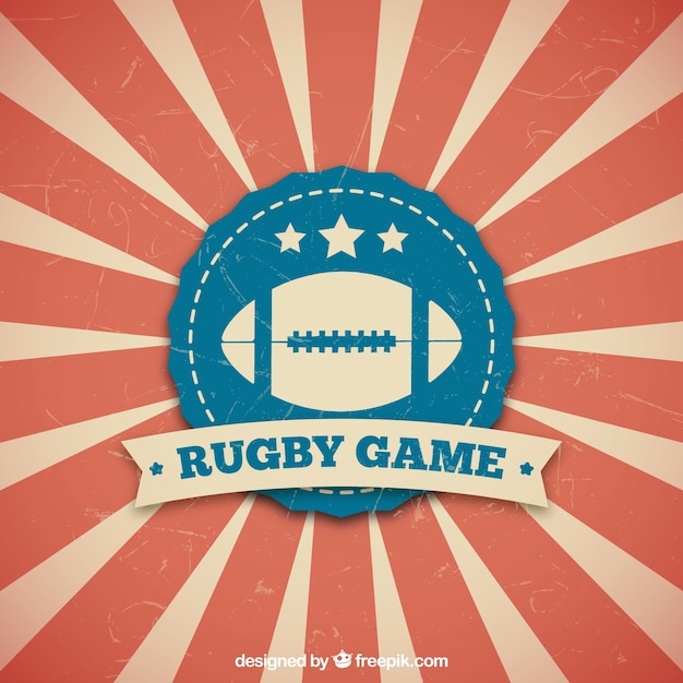 Gratis vector super bowl vintage achtergrond