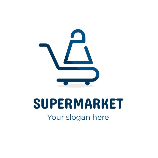 Supermarkt logo concept