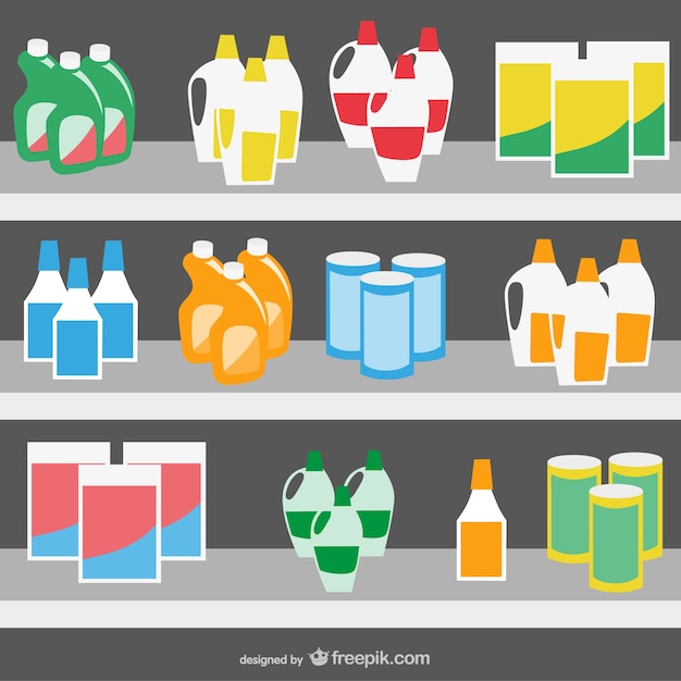 Supermarktproducten vector