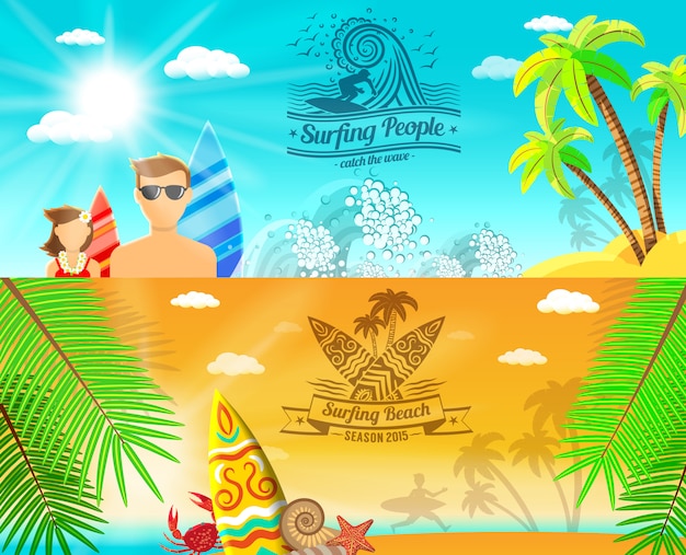 Surf Banner horizontaal