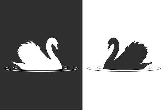 Swan silhouet concept