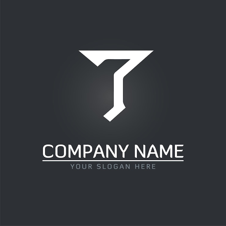 Gratis Vector t logo branding identiteit corporate vector logo ontwerp